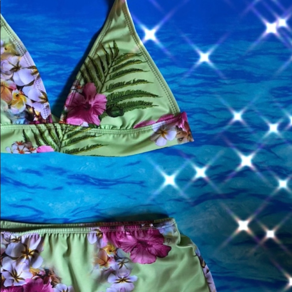 🤍 Vintage Floral Bikini 🤍